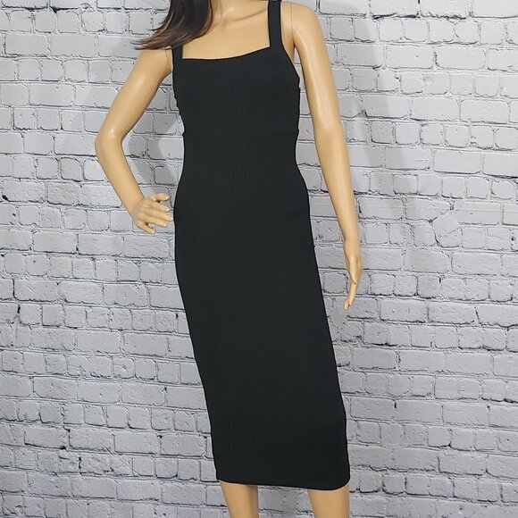 2/$50 Good American Black Sleeveless Dress Size 1 - Picture 1 of 6
